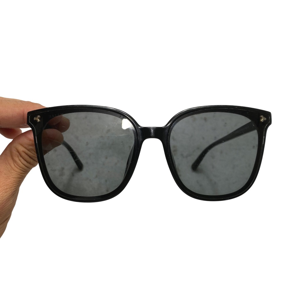 Bally BY0066-D 01A Womens Black Oversized Square Made in Italy 63mm Sunglasses